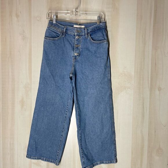 Levi’s Mile High Wide Leg denim jeans, size 28 - Picture 10 of 15